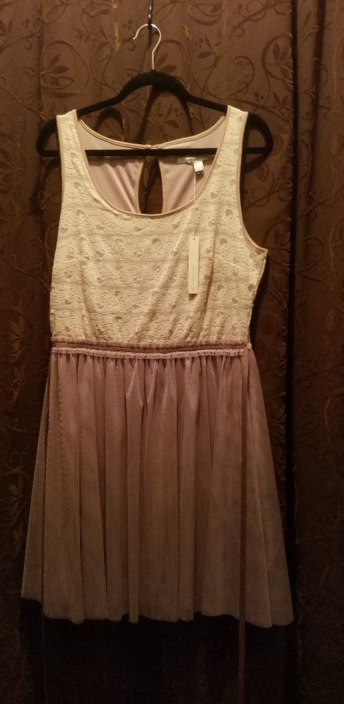 NWT Lauren Conrad LAGUNA SUNRISE Dress Lg